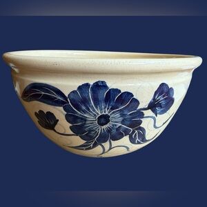 Cow Creek Pottery by Jose Large Serving Bowl Ingram Texas Vintage 10” Diameter